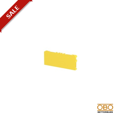 LD 220100EC - LD 220100EC 6149446 OBO BETTERMANN End piece closed, 220x100, Yellow, Polyphenylene oxide, PPO