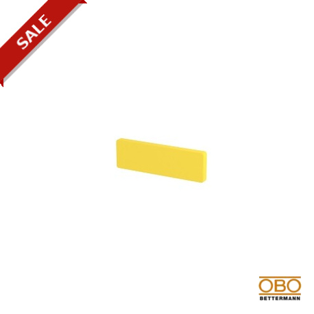 LD 300100EC - LD 300100EC 6149458 OBO BETTERMANN End piece closed, 300x100, Yellow, Polyphenylene oxide, PPO