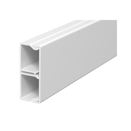 WDK-N20050RW - WDK-N20050RW 6168744 OBO BETTERMANN Wall trunking system with nail strip/base perfor., 20x50x2000, Pure whit..