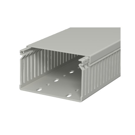 LK4 60100 - LK4 60100 6178037 OBO BETTERMANN Slotted cable trunking system , 60x100x2000, Stone grey, 7030, Polyvinylchl..