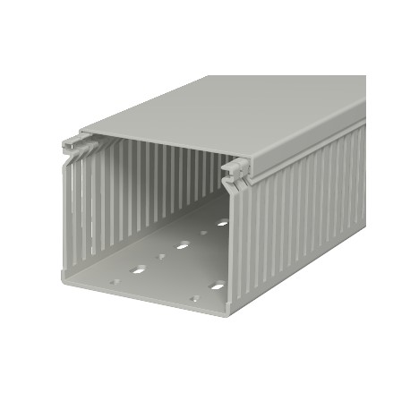 LK4 80100 - LK4 80100 6178059 OBO BETTERMANN Slotted cable trunking system , 80x100x2000, Stone grey, 7030, Polyvinylchl..