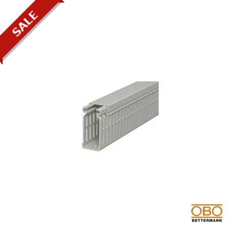 LK4 N 60025 - LK4 N 60025 6178203 OBO BETTERMANN Slotted cable trunking system , 60x25x2000, Stone grey, 7030, Polyvinylch..