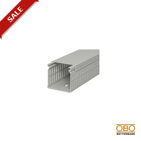 LK4 N 60060 - LK4 N 60060 6178207 OBO BETTERMANN Slotted cable trunking system , 60x60x2000, Stone grey, 7030, Polyvinylch..