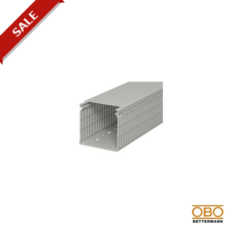 LK4 N 80080 - LK4 N 80080 6178231 OBO BETTERMANN Slotted cable trunking system , 80x80x2000, Stone grey, 7030, Polyvinylch..