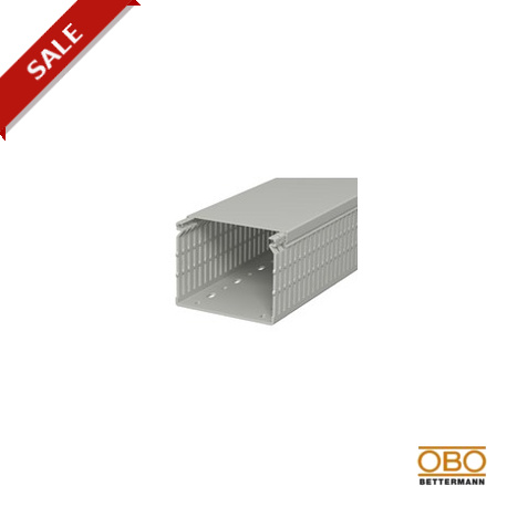 LK4 N 80100 - LK4 N 80100 6178233 OBO BETTERMANN Slotted cable trunking system , 80x100x2000, Stone grey, 7030, Polyvinylc..