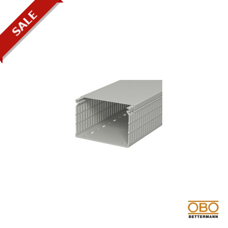 LK4 N 80120 - LK4 N 80120 6178236 OBO BETTERMANN Slotted cable trunking system , 80x120x2000, Stone grey, 7030, Polyvinylc..
