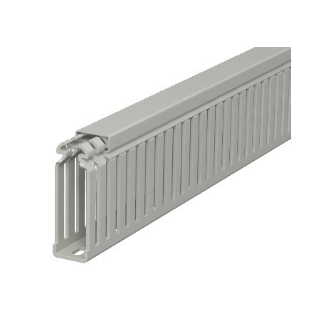 LKV 75025 - LKV 75025 6178320 OBO BETTERMANN Slotted cable trunking system , 75x25x2000, Stone grey, 7030, Polyvinylchlo..