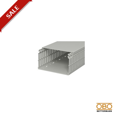 LKV N 75125 - LKV N 75125 6178430 OBO BETTERMANN Slotted cable trunking system , 75x125x2000, Stone grey, 7030, Polyvinylc..
