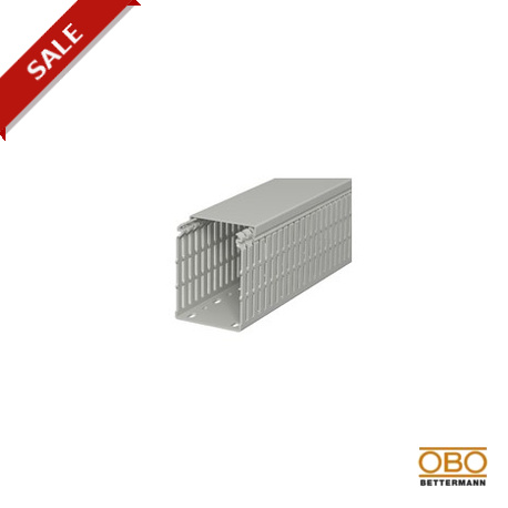 LKV N 10075 - LKV N 10075 6178439 OBO BETTERMANN Slotted cable trunking system , 100x75x2000, Stone grey, 7030, Polyvinylc..