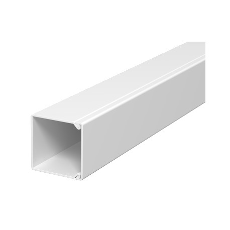 WDK25025RW - WDK25025RW 6191053 OBO BETTERMANN Wall trunking system with floor knock-outs, 25x25x2000, Pure white, 9010, ..