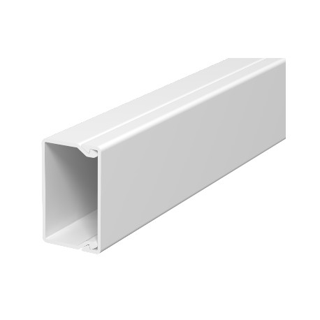 WDK25040RW - WDK25040RW 6191061 OBO BETTERMANN Wall trunking system with floor knock-outs, 25x40x2000, Pure white, 9010, ..