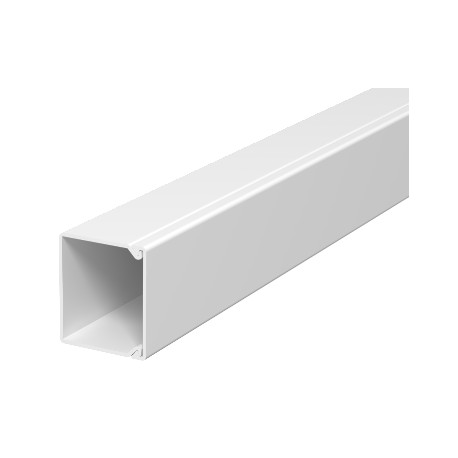 WDK30030RW - WDK30030RW 6191096 OBO BETTERMANN Wall trunking system with floor knock-outs, 30x30x2000, Pure white, 9010, ..