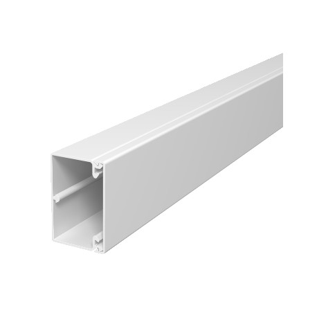 WDK40060RW - WDK40060RW 6191134 OBO BETTERMANN Wall trunking system with floor knock-outs, 40x60x2000, Pure white, 9010, ..