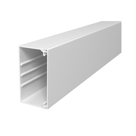 WDK60110RW - WDK60110RW 6191215 OBO BETTERMANN Wall trunking system with floor knock-outs, 60x110x2000, Pure white, 9010,..