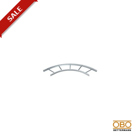 LBI 90 430 NS FS - LBI 90 430 NS FS 6203035 OBO BETTERMANN 90° bend for cable ladder with NS rungs, 45x300, Strip-galvanised, D..