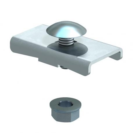 LKS 40 FT - LKS 40 FT 6221084 OBO BETTERMANN Clamping piece for cable ladder LG45 and LG60, 40x22, Hot-dip galvanised, D..