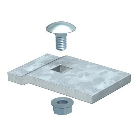 LKS 60 5 FT - LKS 60 5 FT 6232485 OBO BETTERMANN Clamping piece for wide span cable ladder, 60x35, Hot-dip galvanised, DIN..