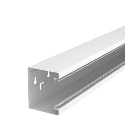 GS-S90110RW - GS-S90110RW 6277100 OBO BETTERMANN Device installation trunking symmetrical, 90x110x2000, Pure white, 9010, ..