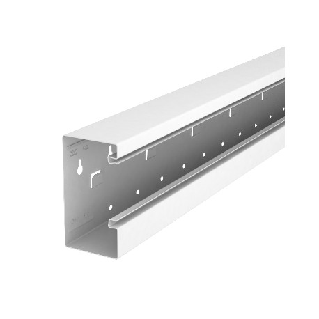 GS-A70130RW - GS-A70130RW 6277400 OBO BETTERMANN Device installation trunking asymmetrical, 70x130x2000, Pure white, 9010,..