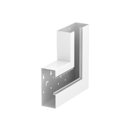 GS-AFS70170RW - GS-AFS70170RW 6277820 OBO BETTERMANN Flat angle rising asymmetrical, 70x170mm, Pure white, 9010, Steel, St