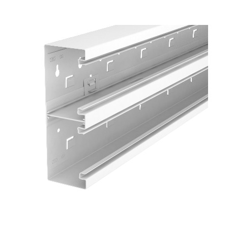 GS-D70210CW - GS-D70210CW 6278401 OBO BETTERMANN Device installation trunking symmetrical, 70x210x2000, Cream, 9001, Steel..
