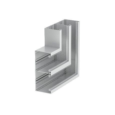GA-DF90210RW - GA-DF90210RW 6279620 OBO BETTERMANN Flat angle 2 compartments, 90x210mm, Pure white, 9010, Aluminium, Alu