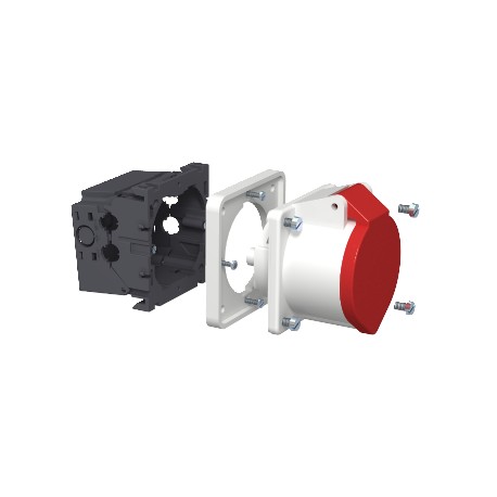 CEE32E2 - CEE32E2 6288614 OBO BETTERMANN CEE mounting box with CEE32, Iron grey, 7011, Polyamide, PA