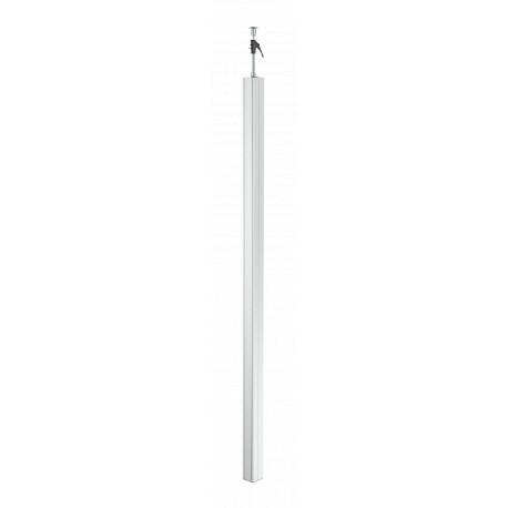 ISS140110RW - ISS140110RW 6288960 OBO BETTERMANN Service pole floor/ceiling, 140x110x3000, Pure white, 9010, Aluminium, Alu