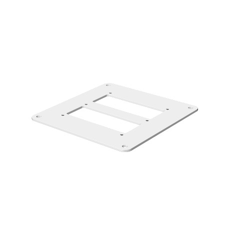 ISSBP140110RW - ISSBP140110RW 6290130 OBO BETTERMANN Floor plate , 200x170x3mm, Pure white, 9010, Strip galvanised/powder-co..
