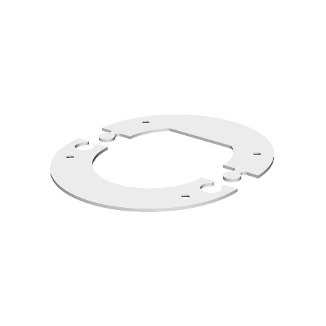 WAGRM45 - WAGRM45 6290264 OBO BETTERMANN Wall cover closed, 125x2, Pure white, 9010, Steel, St