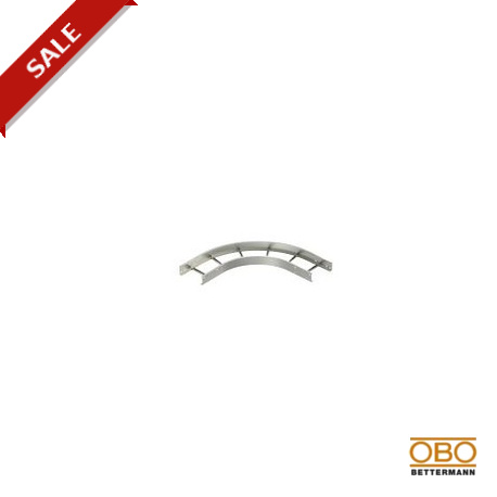 WLB 90 113VA4571 - WLB 90 113VA4571 6312552 OBO BETTERMANN 90° bend for wide span cable ladder 110, 110x300, Stainless steel, g..