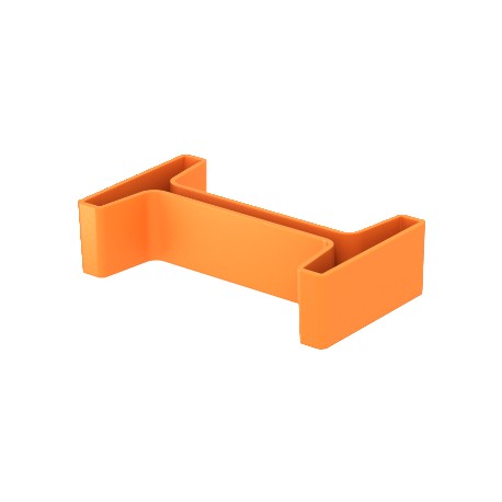 IS 8 KS OR - IS 8 KS OR 6338519 OBO BETTERMANN Protective cap for IS 8 support, Pastel orange, 2003, Polyethylene, PE