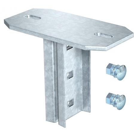 KI 8 NOK FT - KI 8 NOK FT 6347061 OBO BETTERMANN Head plate for IS 8 support, turned 90°, Hot-dip galvanised, DIN EN ISO 1..