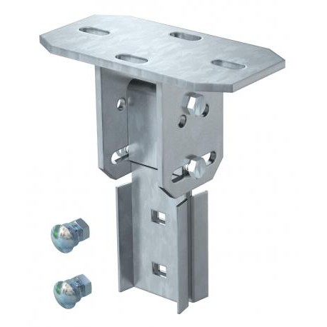 KI 8 VLP FT - KI 8 VLP FT 6347843 OBO BETTERMANN Head plate IS 8 support variable sideways, Hot-dip galvanised, DIN EN ISO..