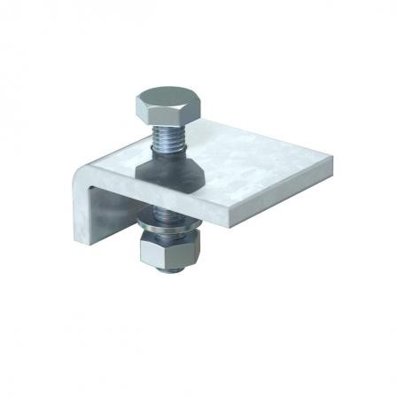 KL1 10 S FT - KL1 10 S FT 6354106 OBO BETTERMANN Clamping lug for steel carrier 10 mm, 60x50, Hot-dip galvanised, DIN EN I..