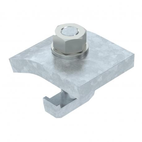 KWH 10 FT - KWH 10 FT 6355048 OBO BETTERMANN Clamping profile with hook screw, h 10 mm, 60x50, Hot-dip galvanised, DIN..