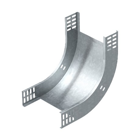 RBV 660 S FS - RBV 660 S FS 7007029 OBO BETTERMANN 90° vertical bend rising, 60x600, Strip-galvanised, DIN EN 10147, Steel,..