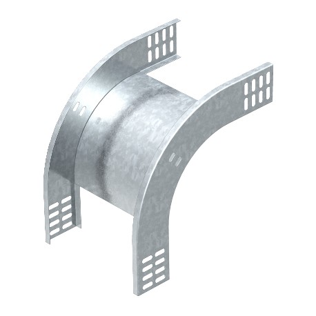 RBV 660 F FS - RBV 660 F FS 7007079 OBO BETTERMANN 90° vertical bend falling, 60x600, Strip-galvanised, DIN EN 10147, Steel..