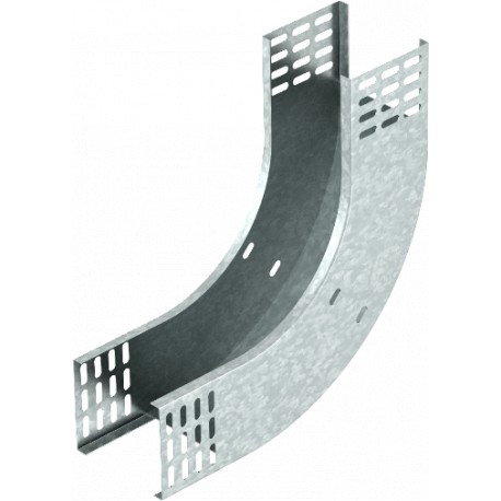 RBV 810 S FS - RBV 810 S FS 7007230 OBO BETTERMANN 90° vertical bend rising, 85x100, Strip-galvanised, DIN EN 10147, Steel,..