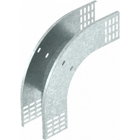 RBV 820 F FS - RBV 820 F FS 7007274 OBO BETTERMANN 90° vertical bend falling, 85x200, Strip-galvanised, DIN EN 10147, Steel..