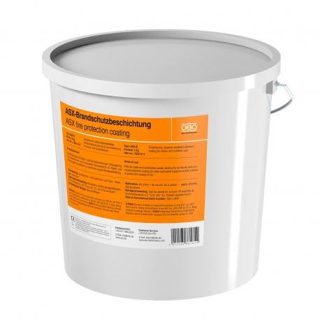 ASX-E - ASX-E 7202312 OBO BETTERMANN Ablation coating in a bucket, 5kg, Intumescent material