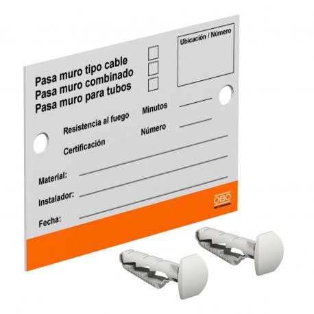 KS-S ES - KS-S ES 7205427 OBO BETTERMANN Identification plate for insulation systems,