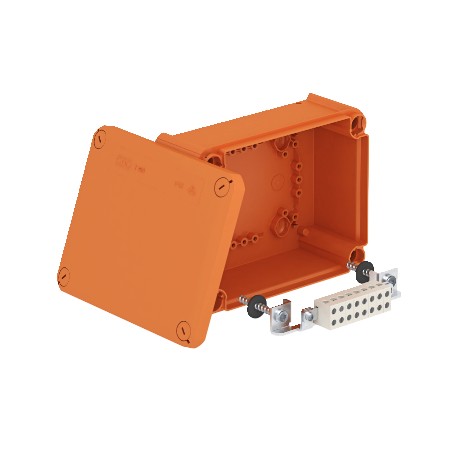 T 160 E 4-8D - T 160 E 4-8D 7205520 OBO BETTERMANN Junction box for function maintenance, 190x150x77, Pastel orange, 2003, ..