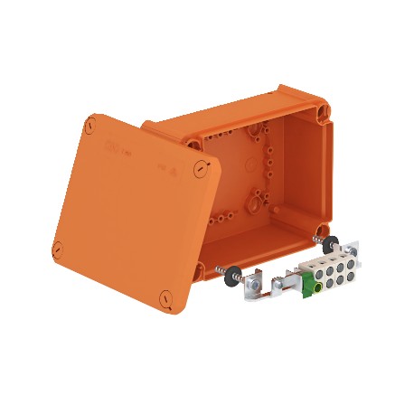 T 160 E 10-5 - T 160 E 10-5 7205524 OBO BETTERMANN Junction box for function maintenance, 190x150x77, Pastel orange, 2003, ..