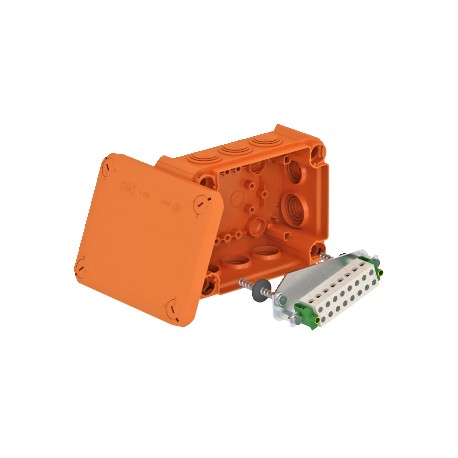 T 100 ED 4-10 D - T 100 ED 4-10 D 7205580 OBO BETTERMANN Junction box for function maintenance, 150x116x67, Pastel orange, 200..