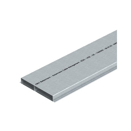 S2 19028 - S2 19028 7400300 OBO BETTERMANN Underfloor duct 2 compartments, 2000x190x28, Strip-galvanised, DIN EN 10147,..
