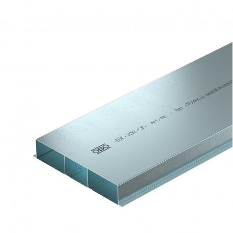 S3 25048 - S3 25048 7400332 OBO BETTERMANN Underfloor duct 3 compartments, 2000x250x48, Strip-galvanised, DIN EN 10147,..