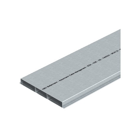S3 35028 - S3 35028 7400336 OBO BETTERMANN Underfloor duct 3 compartments, 2000x350x28, Strip-galvanised, DIN EN 10147,..