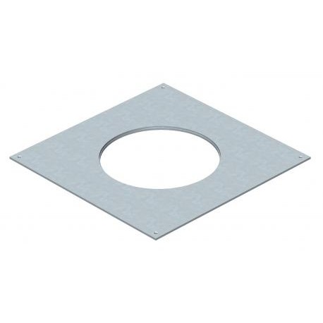 DUG 250-3 R4 - DUG 250-3 R4 7400471 OBO BETTERMANN Mounting lid 250-2/3 for R4, 282x282x4, Strip-galvanised, DIN EN 10147, ..