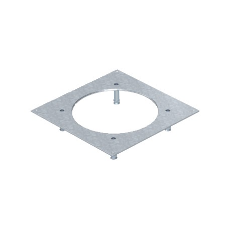 DUG 350-3R7SL130 - DUG 350-3R7SL130 7400545 OBO BETTERMANN Mounting lid for heavy-duty applications, 382,5x382,5, Strip-galvani..